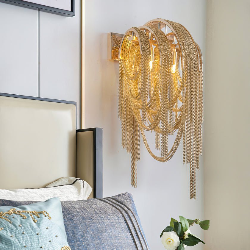 Chains Tassel Wall Sconce