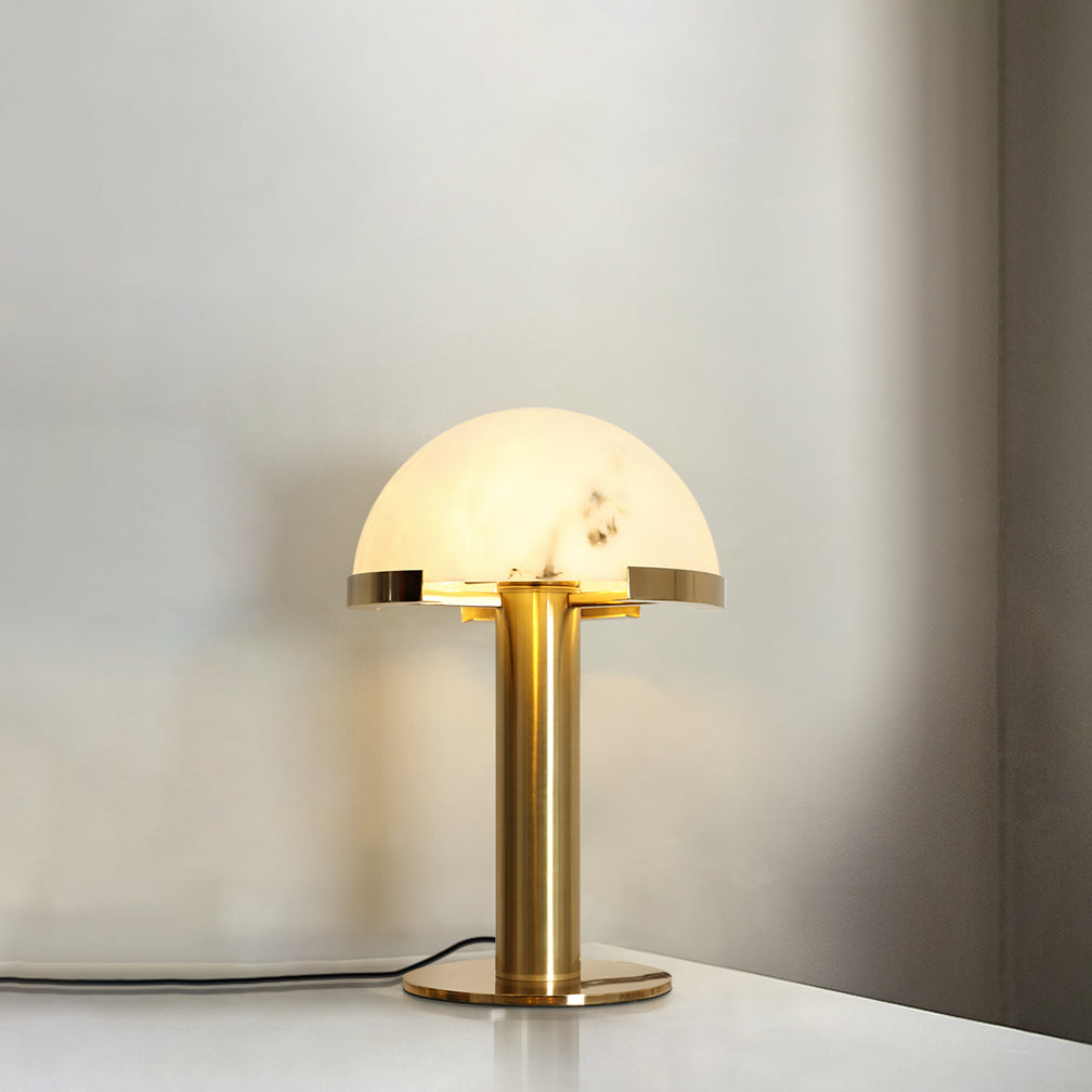Elegance Alabaster Portable Lamp Table Lamp