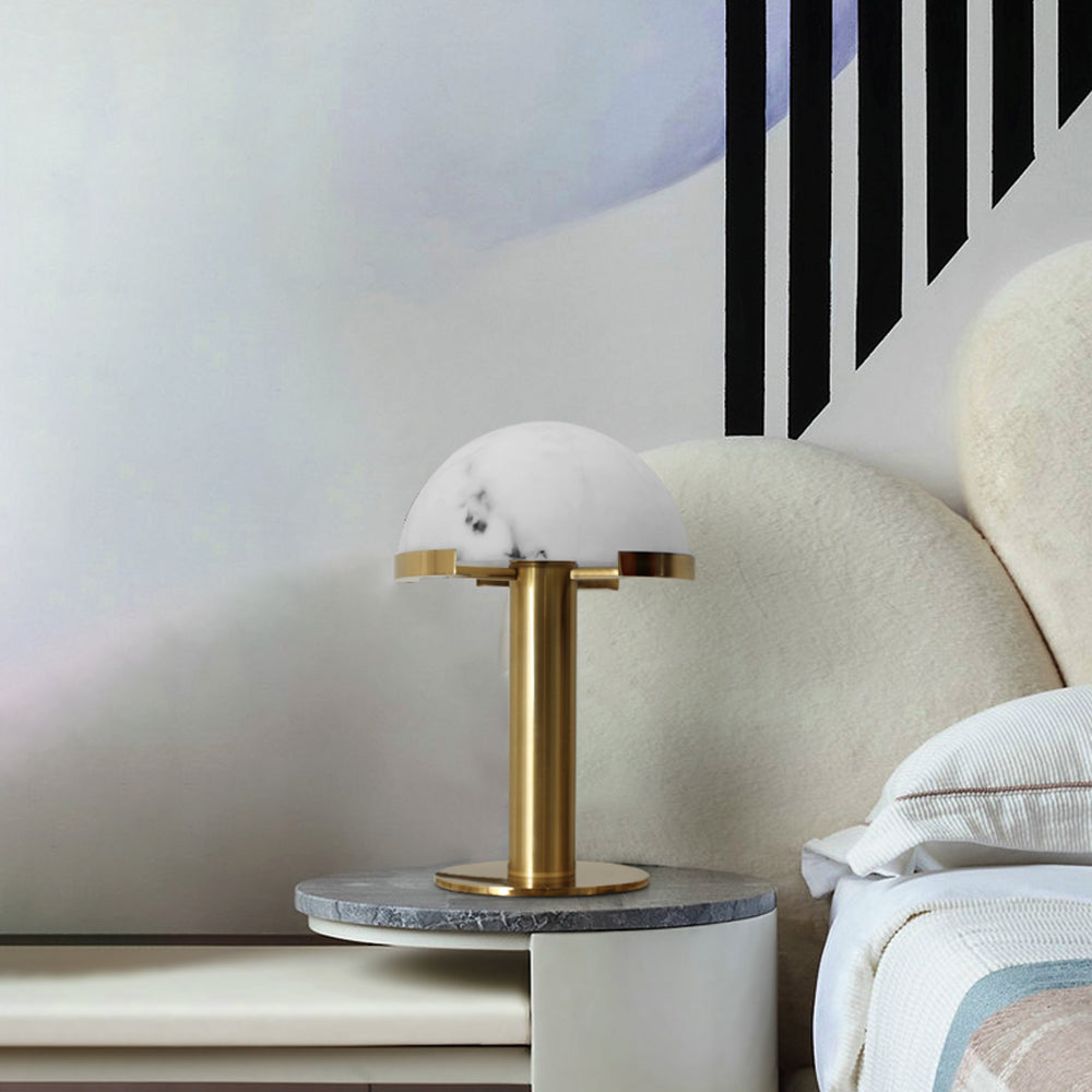 Elegance Alabaster Portable Lamp Table Lamp