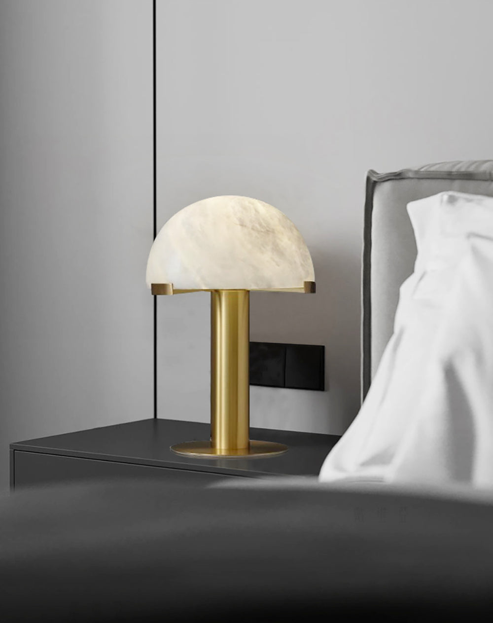 Elegance Alabaster Portable Lamp Table Lamp