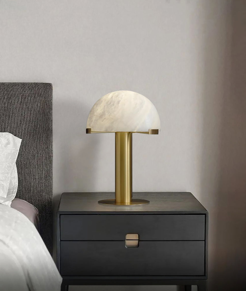 Elegance Alabaster Portable Lamp Table Lamp