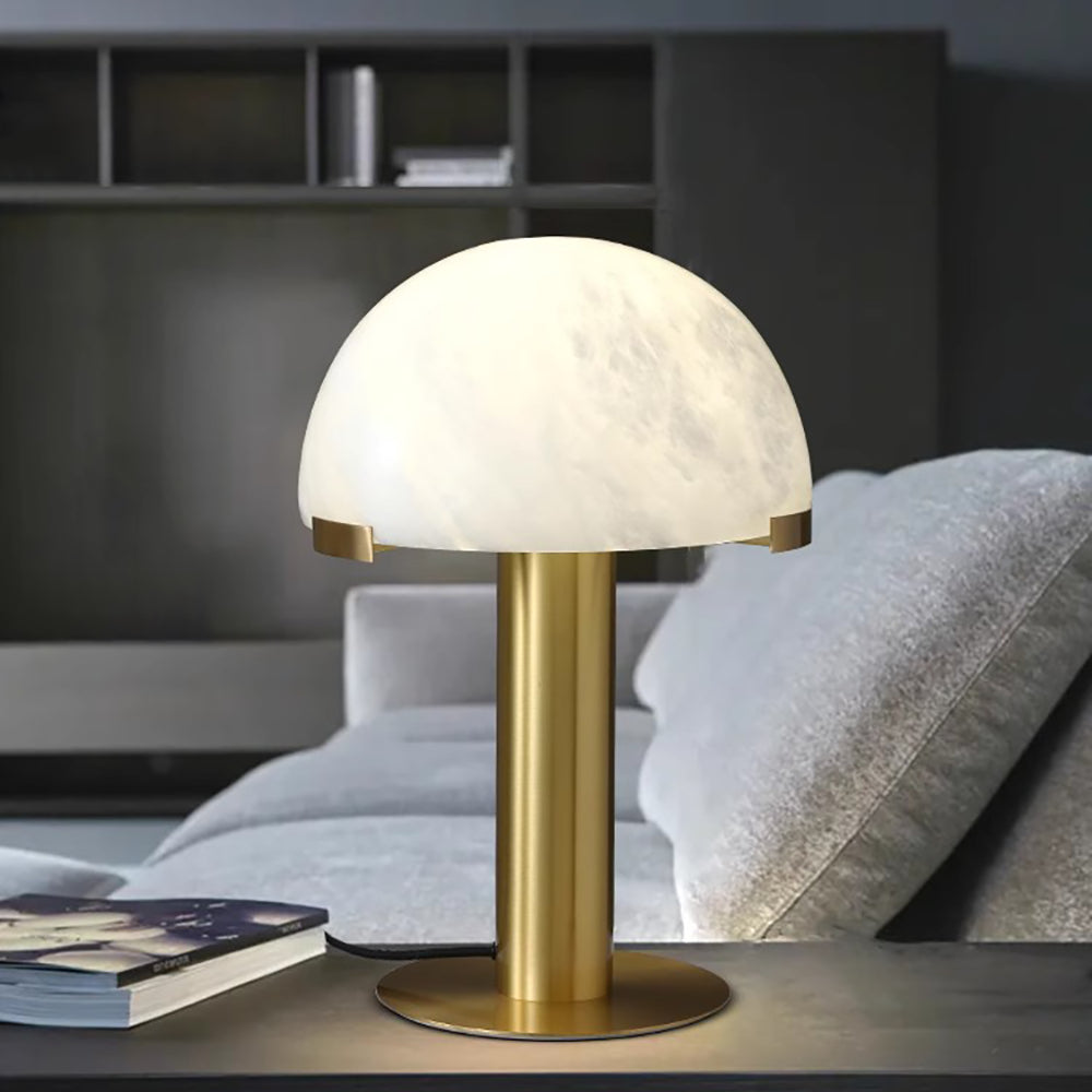Elegance Alabaster Portable Lamp Table Lamp