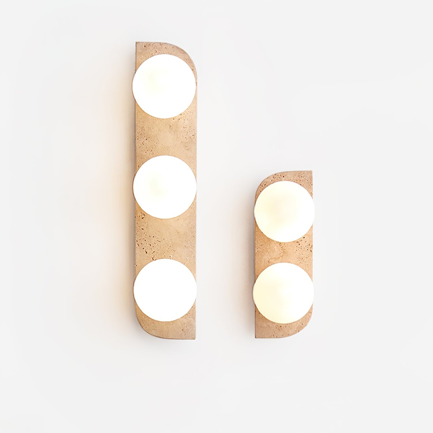Elysian Travertine Plug-In Wall Light, Plug-In Wall Sconce, detail 50