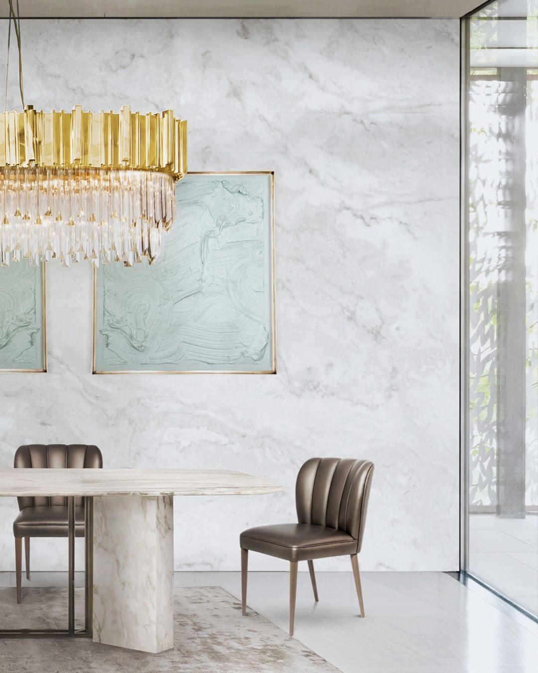 crystal chandelier shown as a main product image for dining rooms