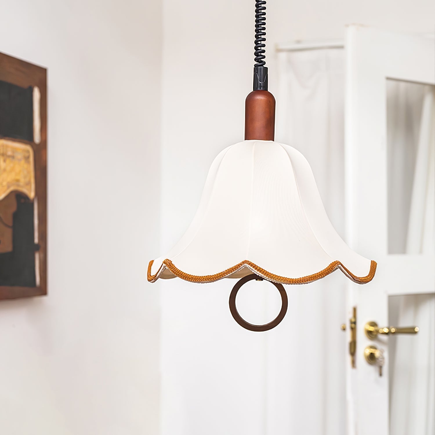 Eryn Fabric Pendant Light detail view 18