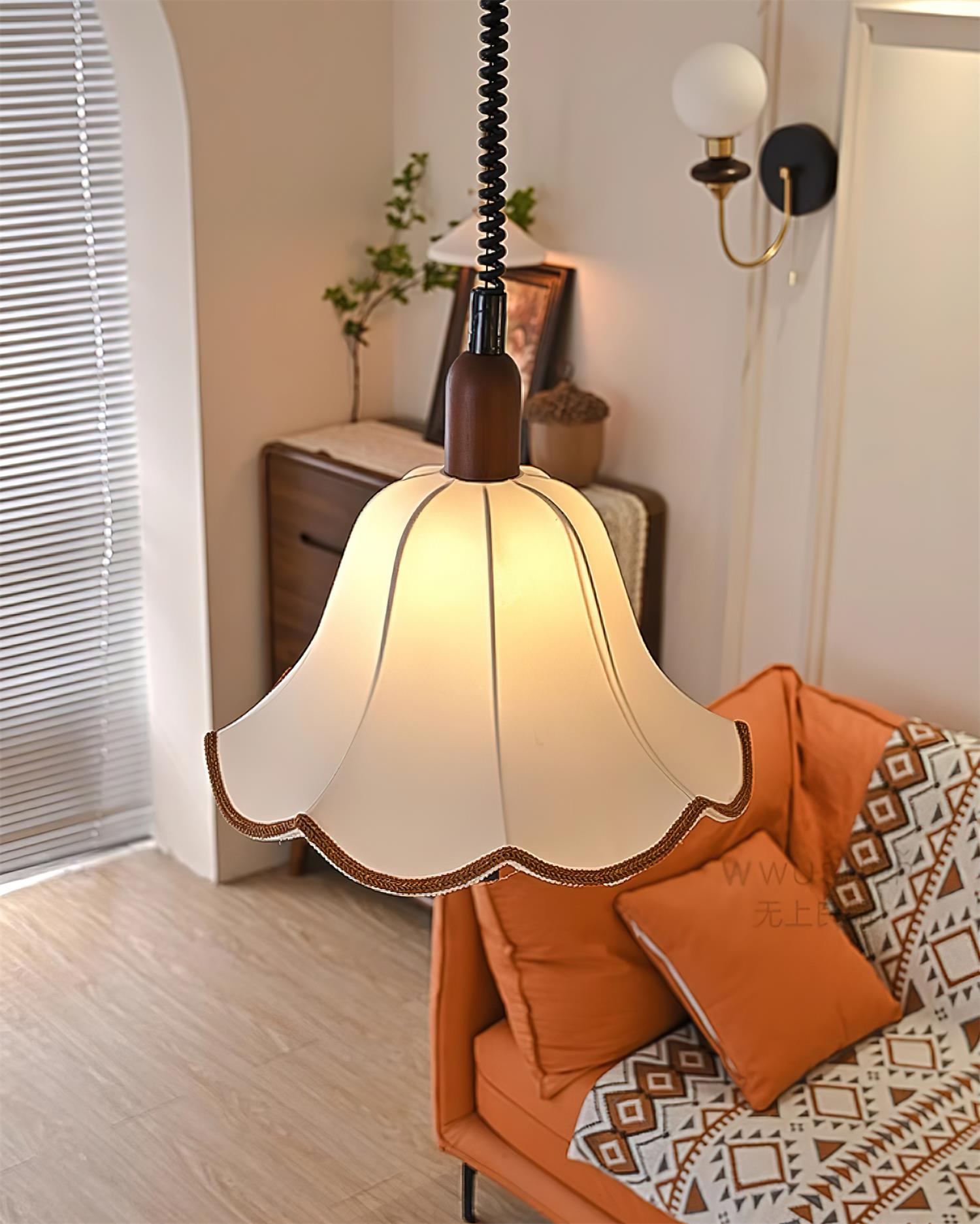 Eryn Fabric Pendant Light detail view 31
