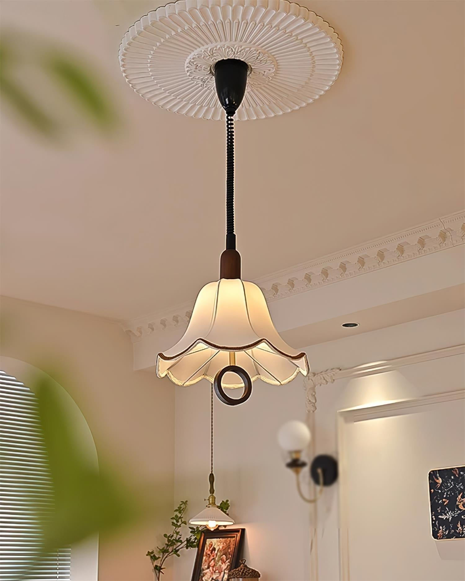 Eryn Fabric Pendant Light detail view 24