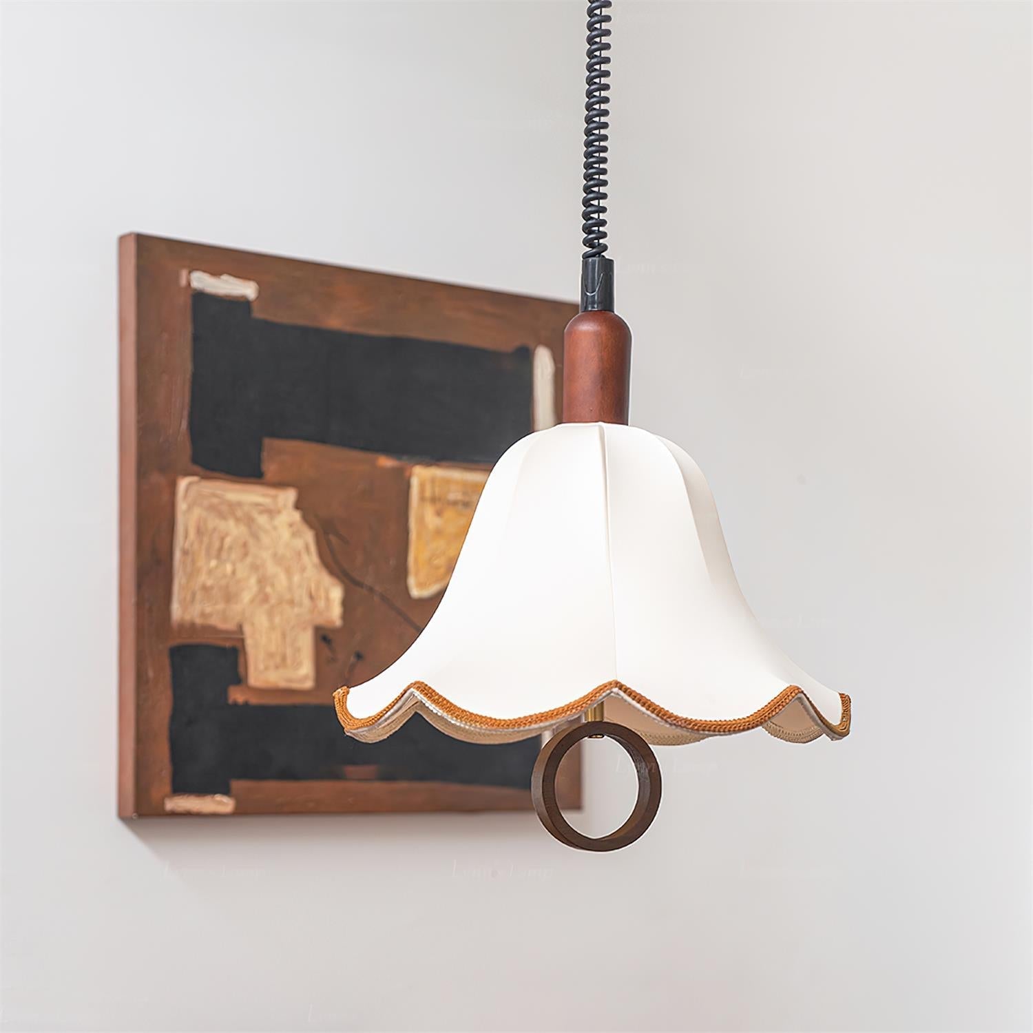 Eryn Fabric Pendant Light detail view 25