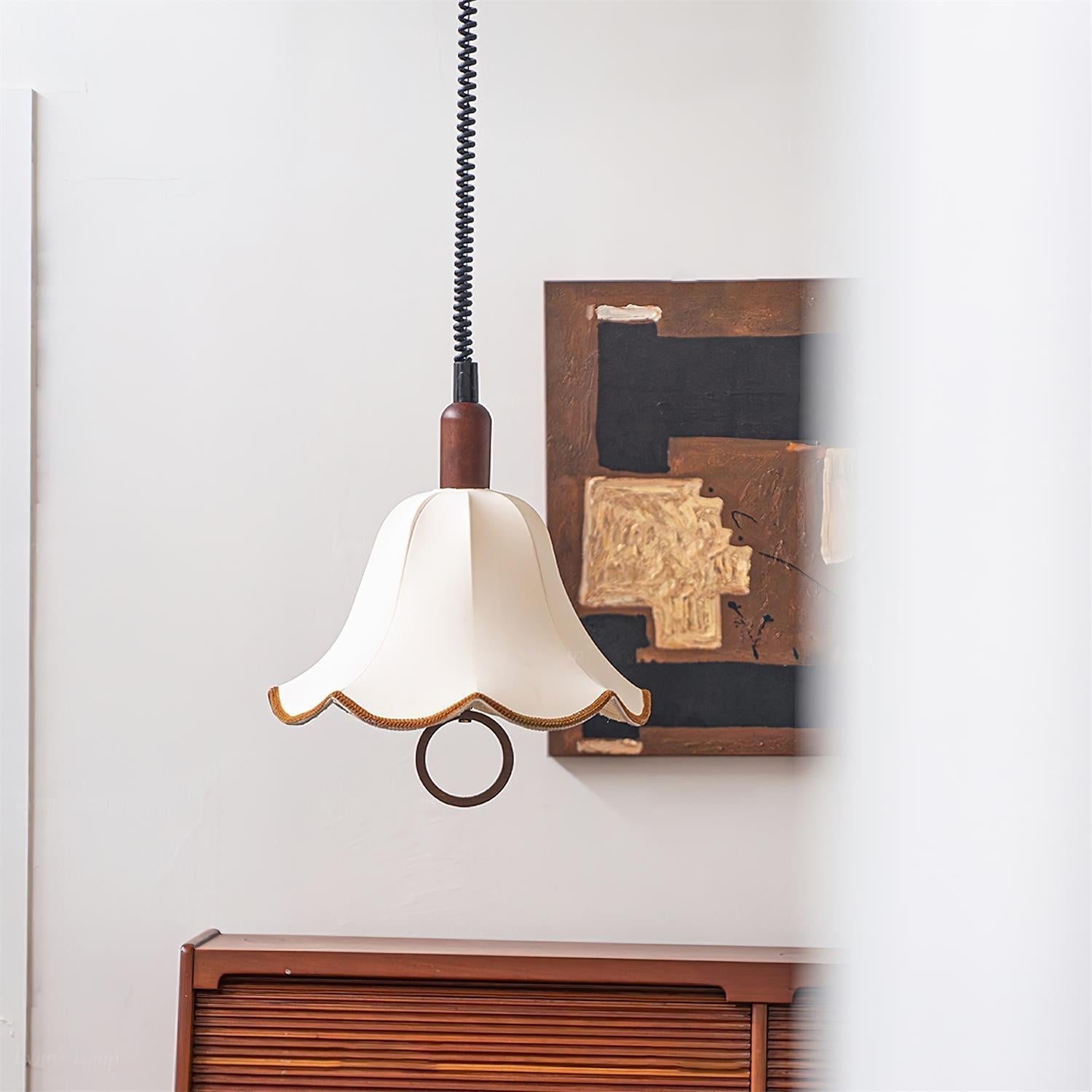 Eryn Fabric Pendant Light detail view 26