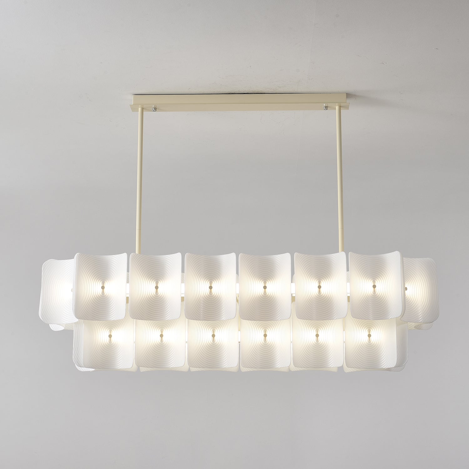 Chandelier detail image with finish, structure, and proportion visible