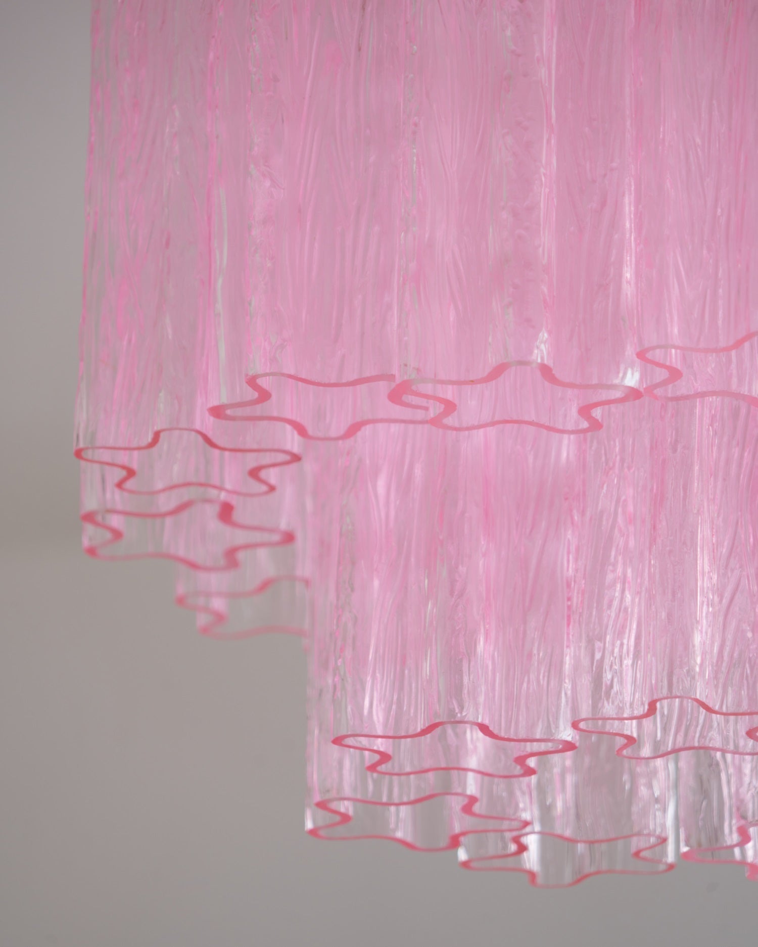 Fiora Pink Murano Glass Ceiling Light