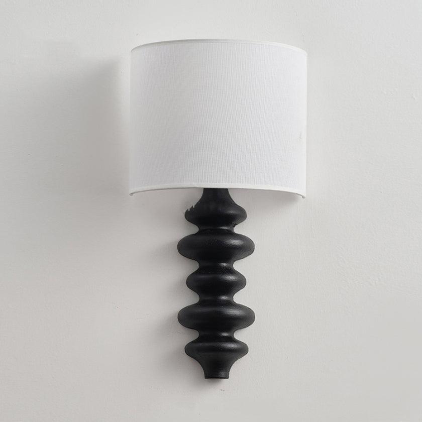 Fishbone Wall Light, Hardwired Wall Sconce, Solid wood, L 30cm x W 16cm x H 53cm