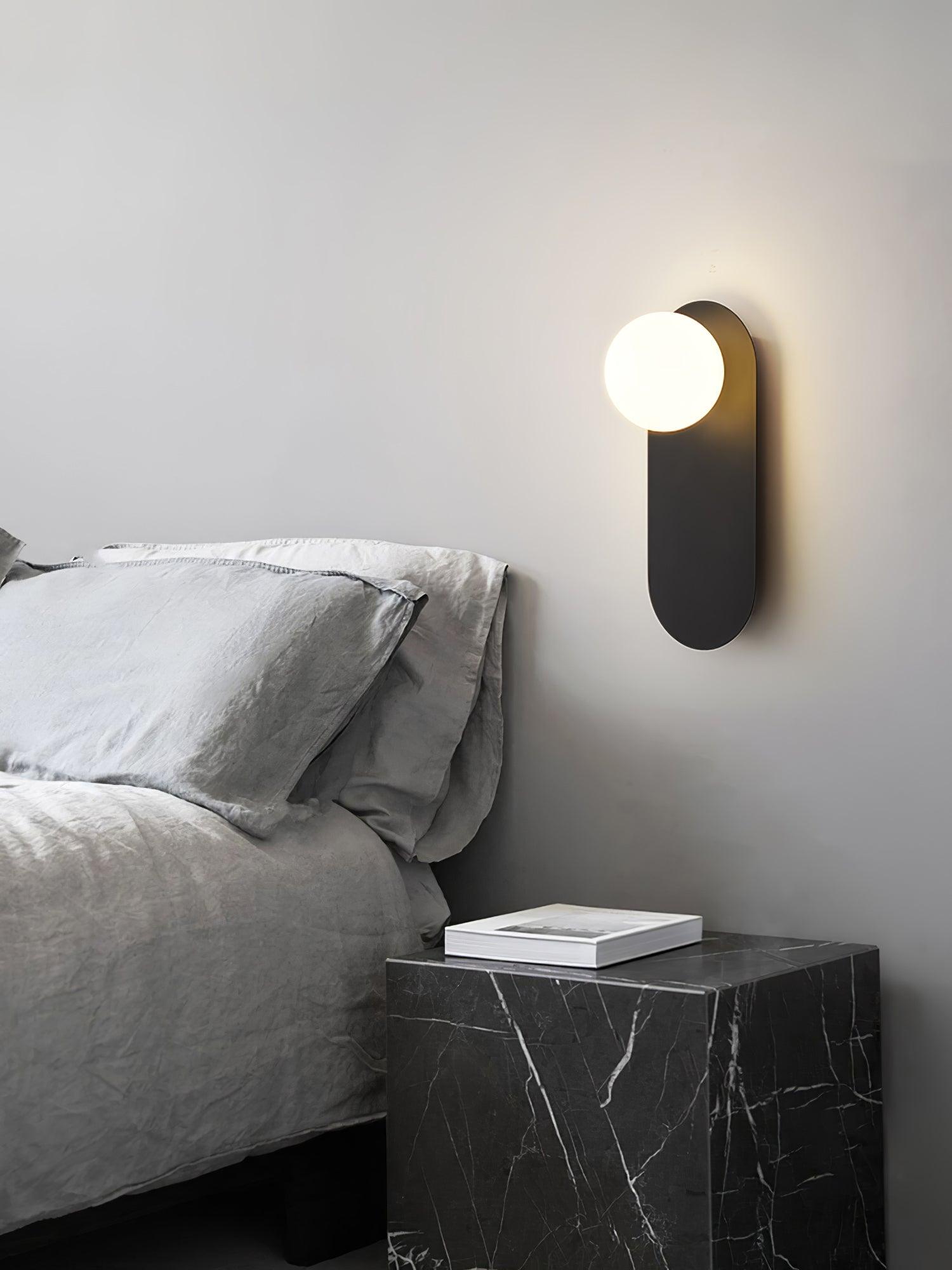 Flat Base Globe Bracket Light Wall Light, Hardwired Wall Sconce, detail 23