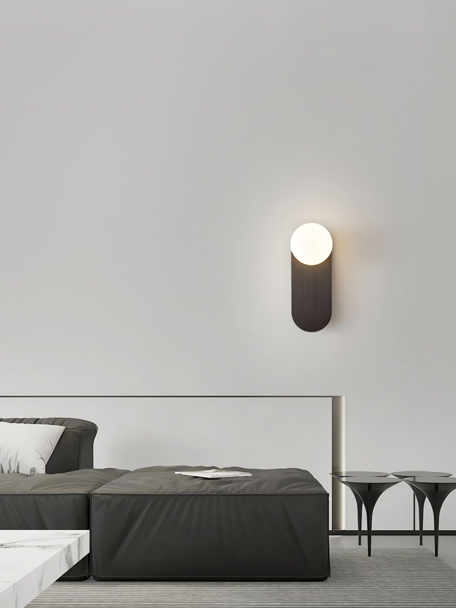 Flat Base Globe Bracket Light Wall Light, Hardwired Wall Sconce, detail 10