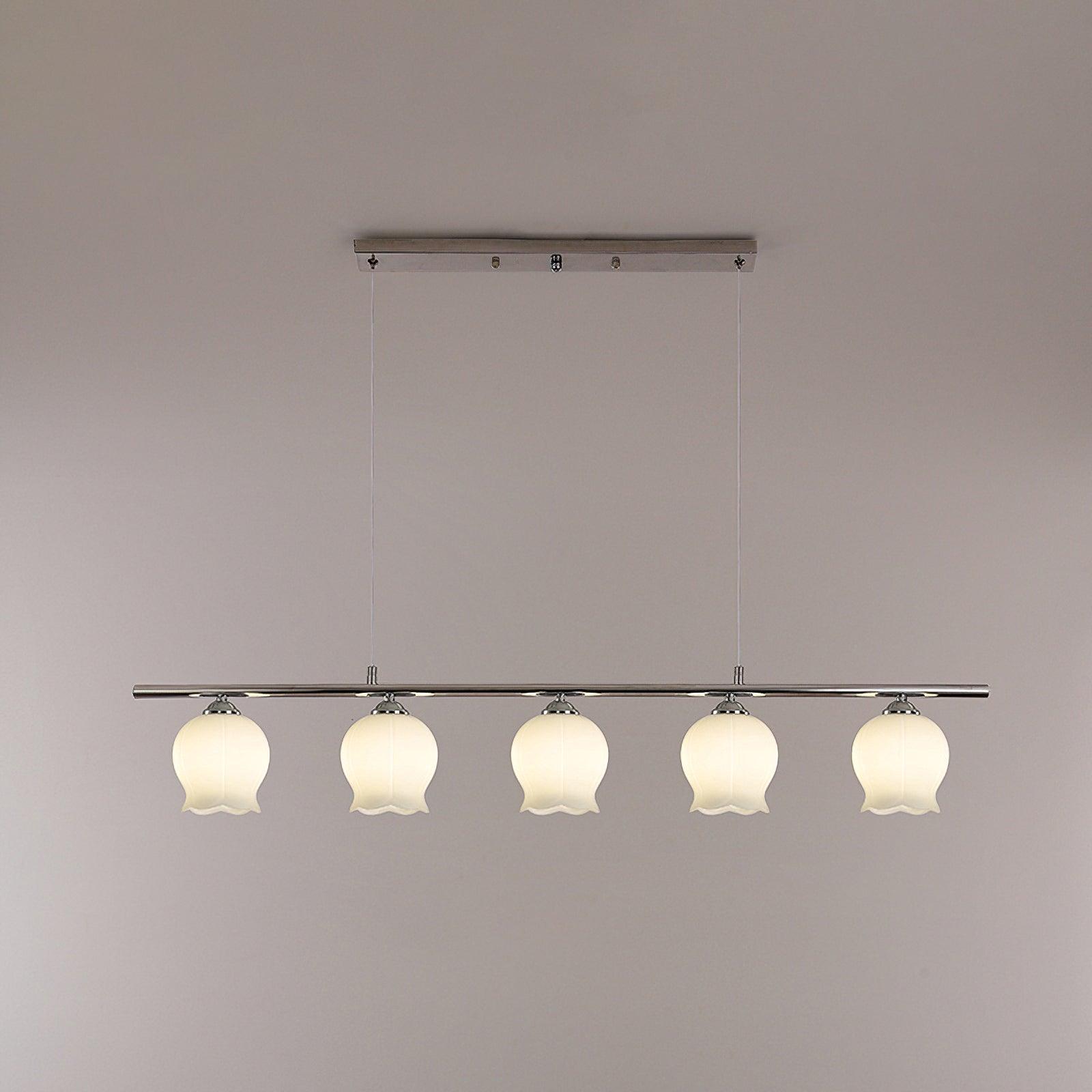 Floral Glass Modern Chandelier