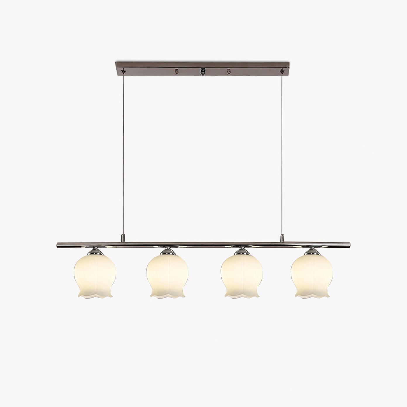 Floral Glass Modern Chandelier