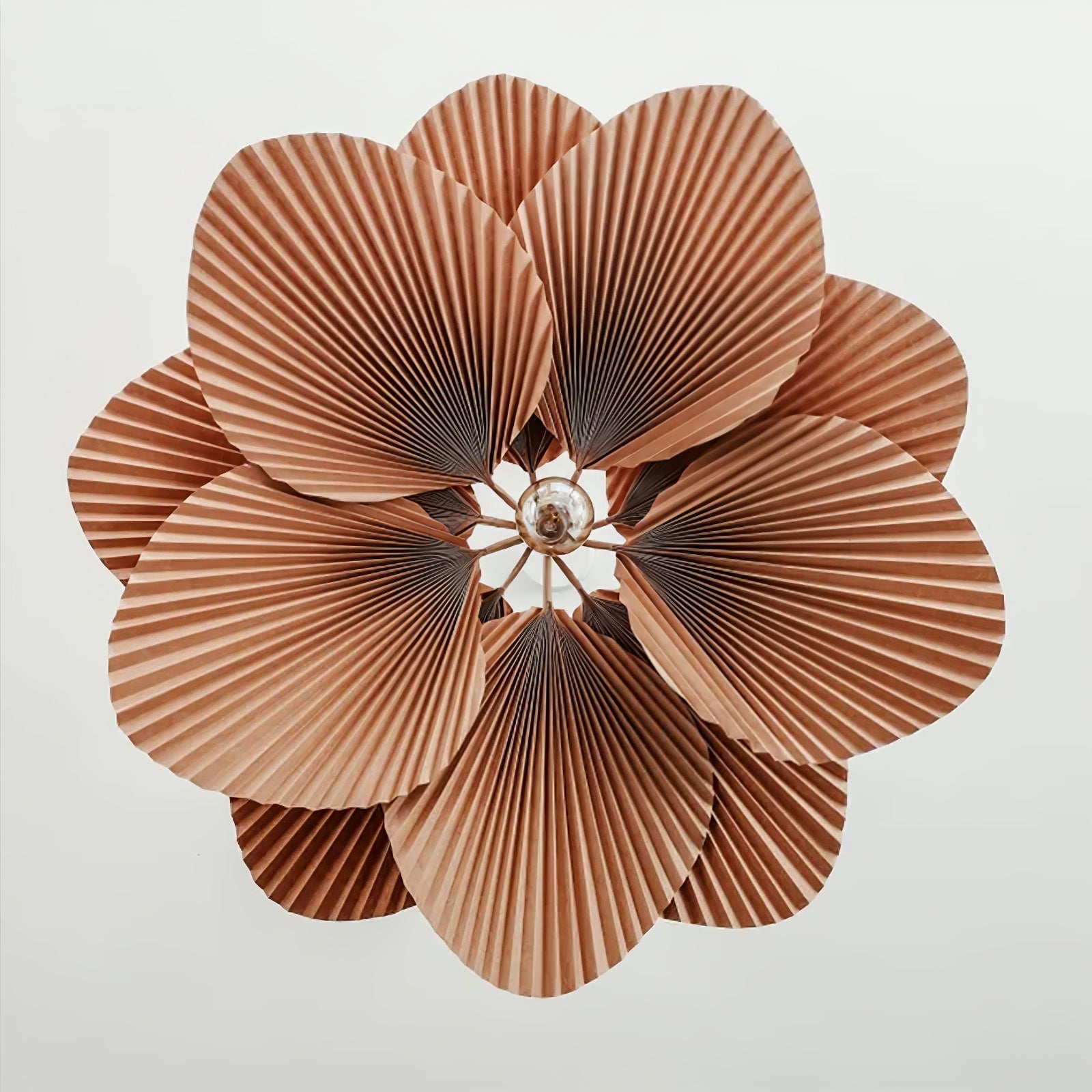 Folded Leaf Lotus Chandelier