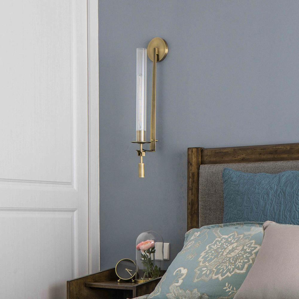 French Classicism Wall Light - Dia 22cm x H 71cm Set of 2 Brass, Hardwired Wall Sconce, detail 6