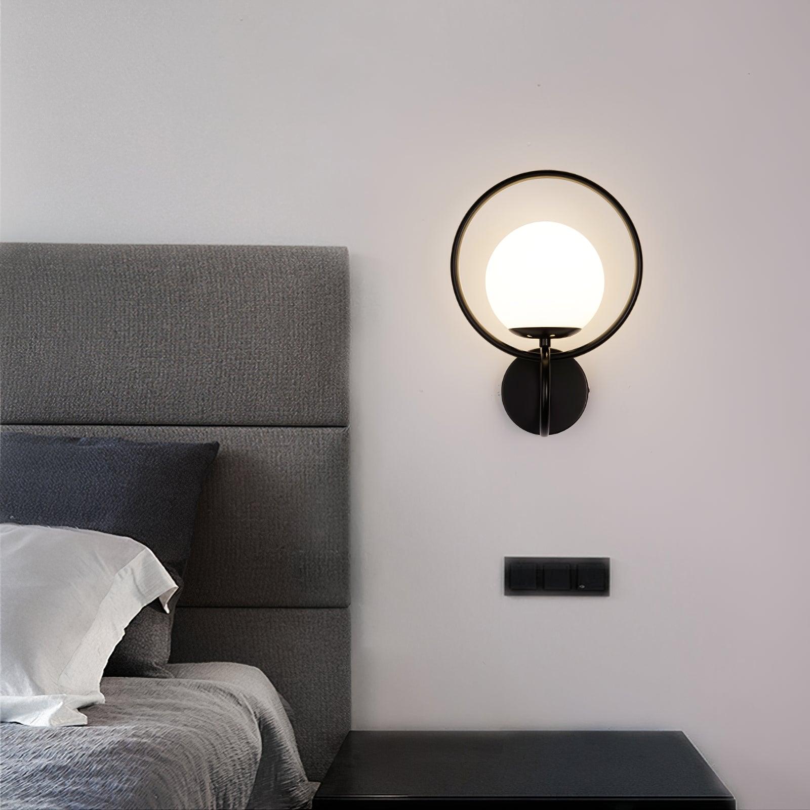 Fort Halo Gold Wall Light, Bathroom Wall Sconce, detail 3