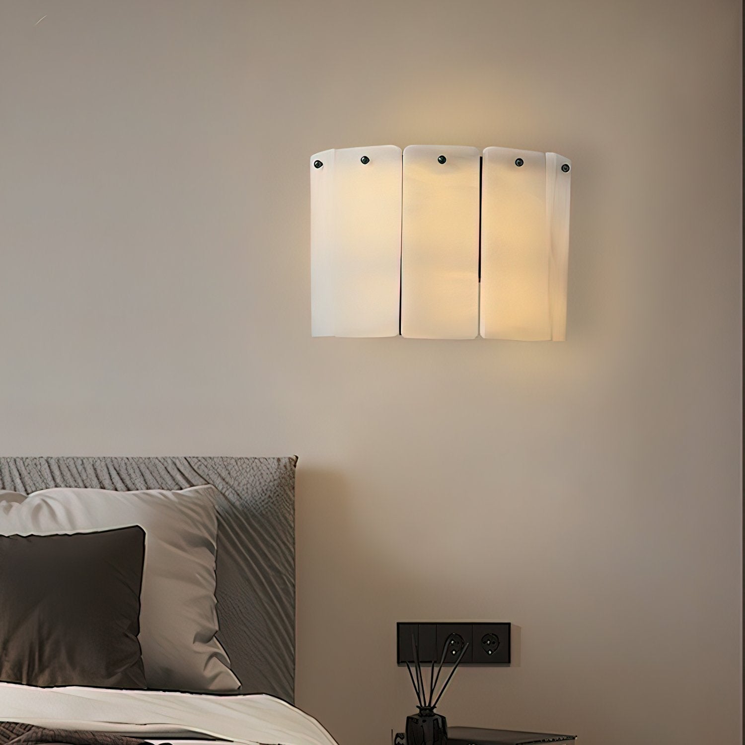Fractured Alabaster Wall Light - Wall Lamp, Hardwired Wall Sconce, detail 20