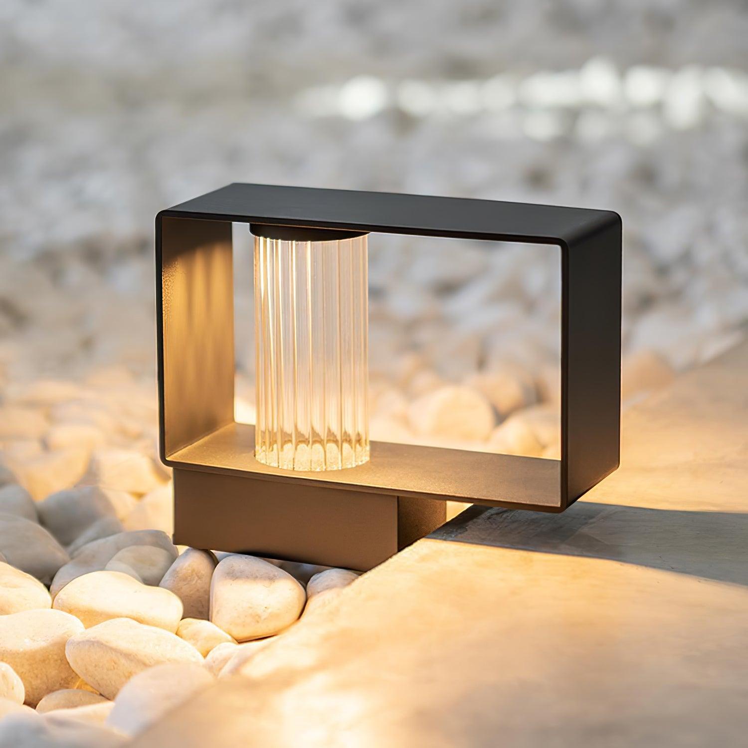 Frame Outdoor Post Floor Lamp