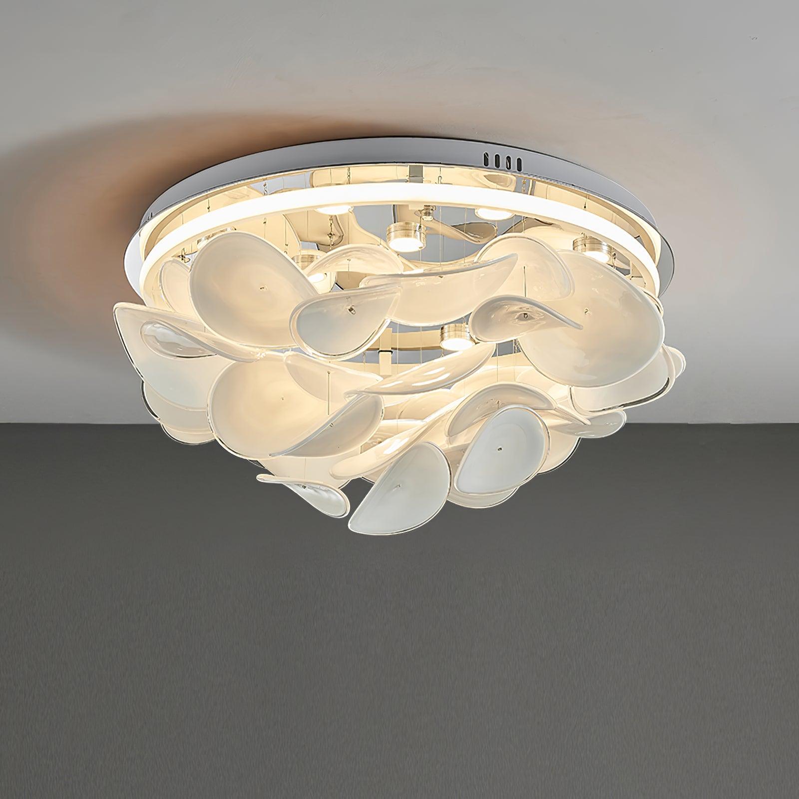 French Radici Petal Ceiling Light