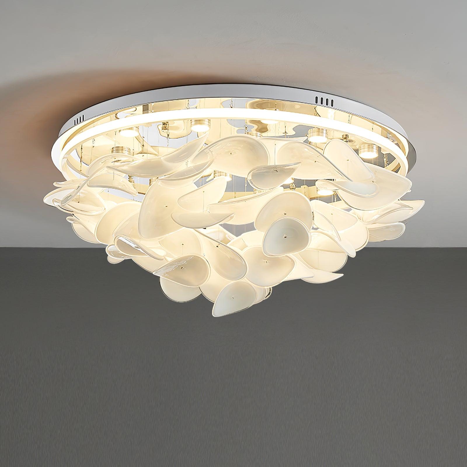 French Radici Petal Ceiling Light