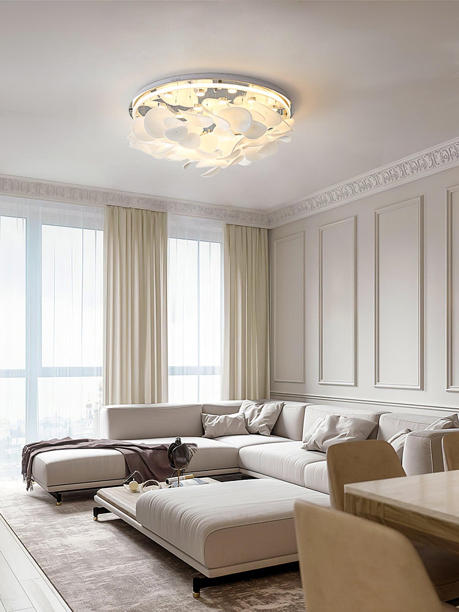 French Radici Petal Ceiling Light