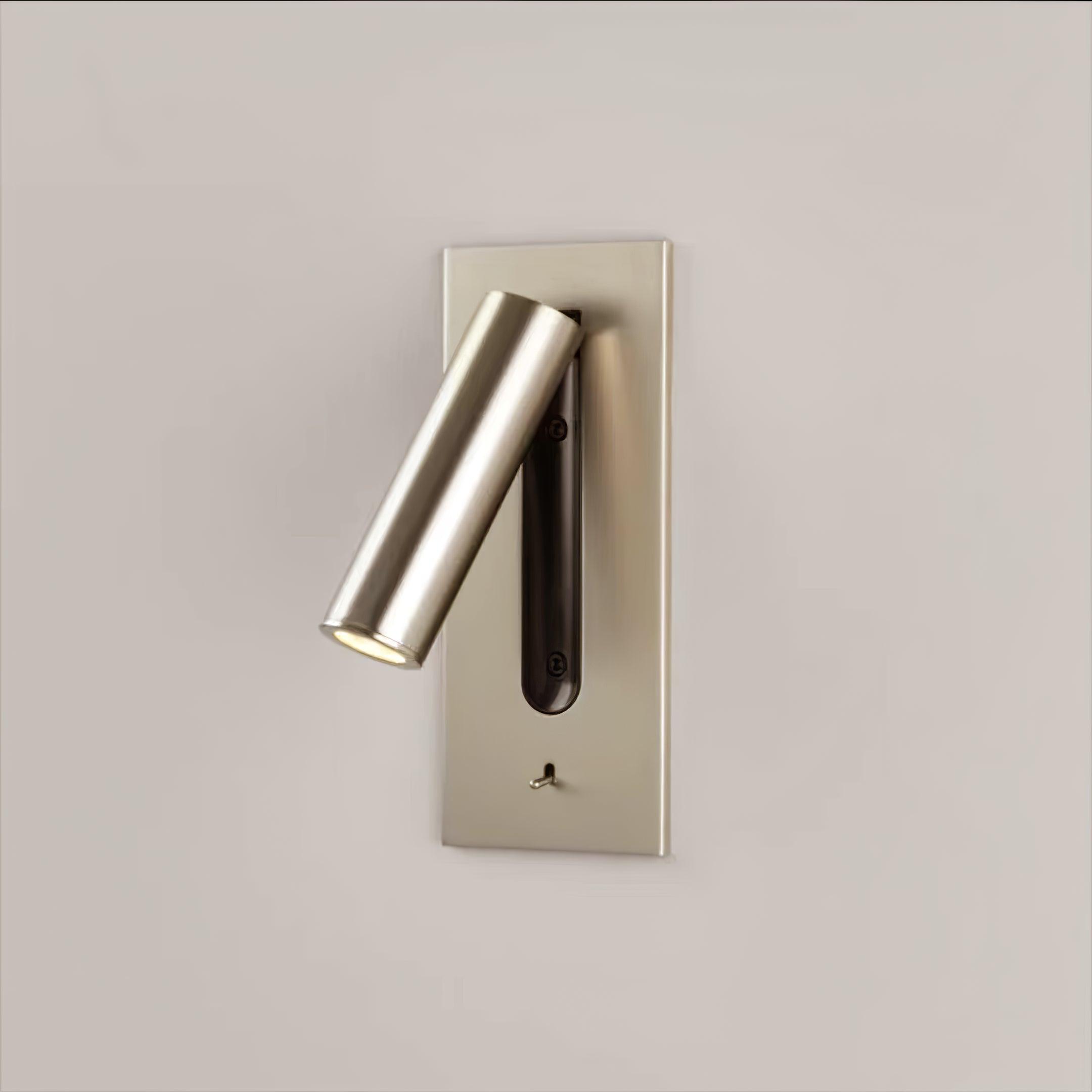 Black Bedside USB Wall Light - ∅ 3″ x H 7.2″ Aluminum alloy, Bedroom Wall Sconce, detail 24