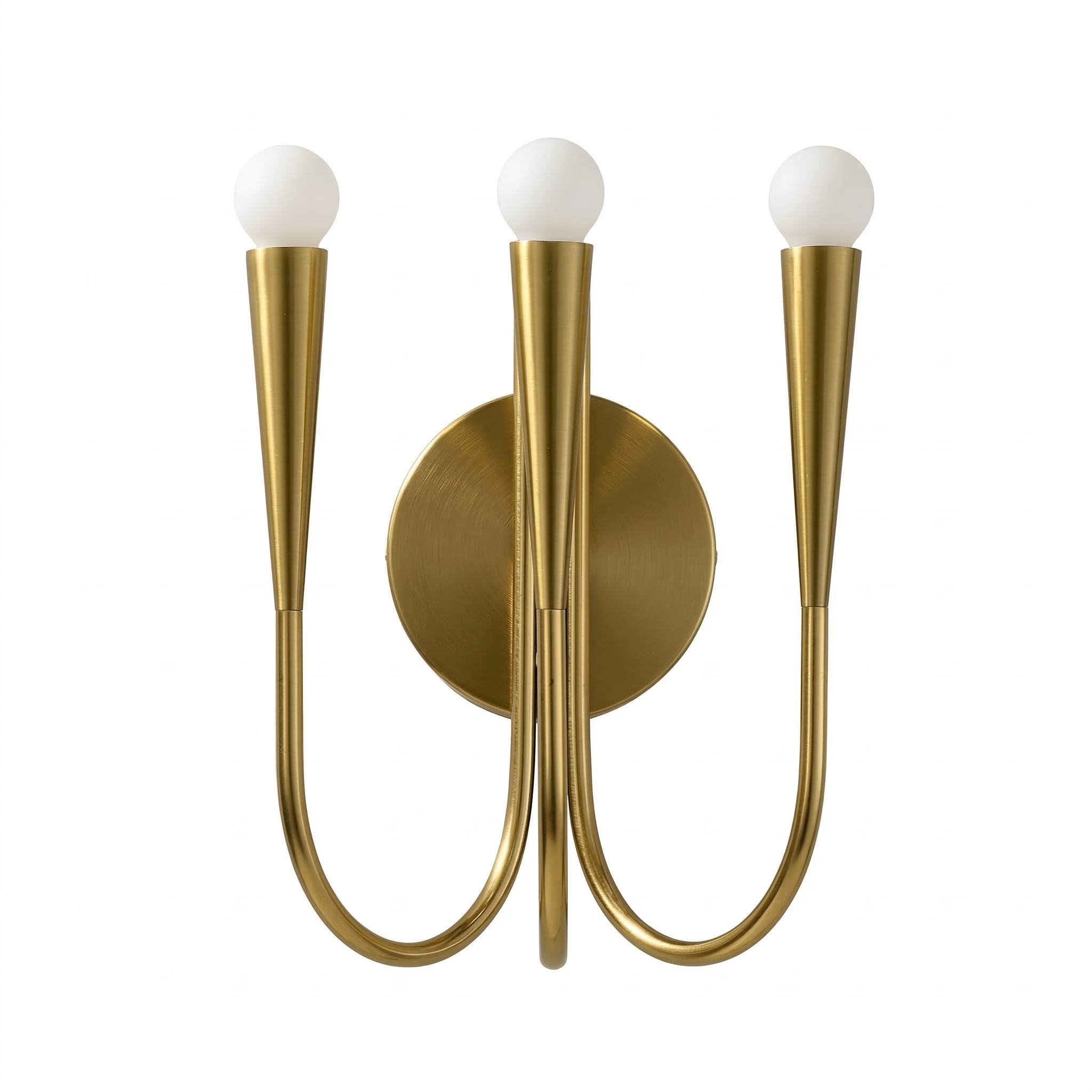 Swoop Arm Glass Wall Sconce | Tianguang Select