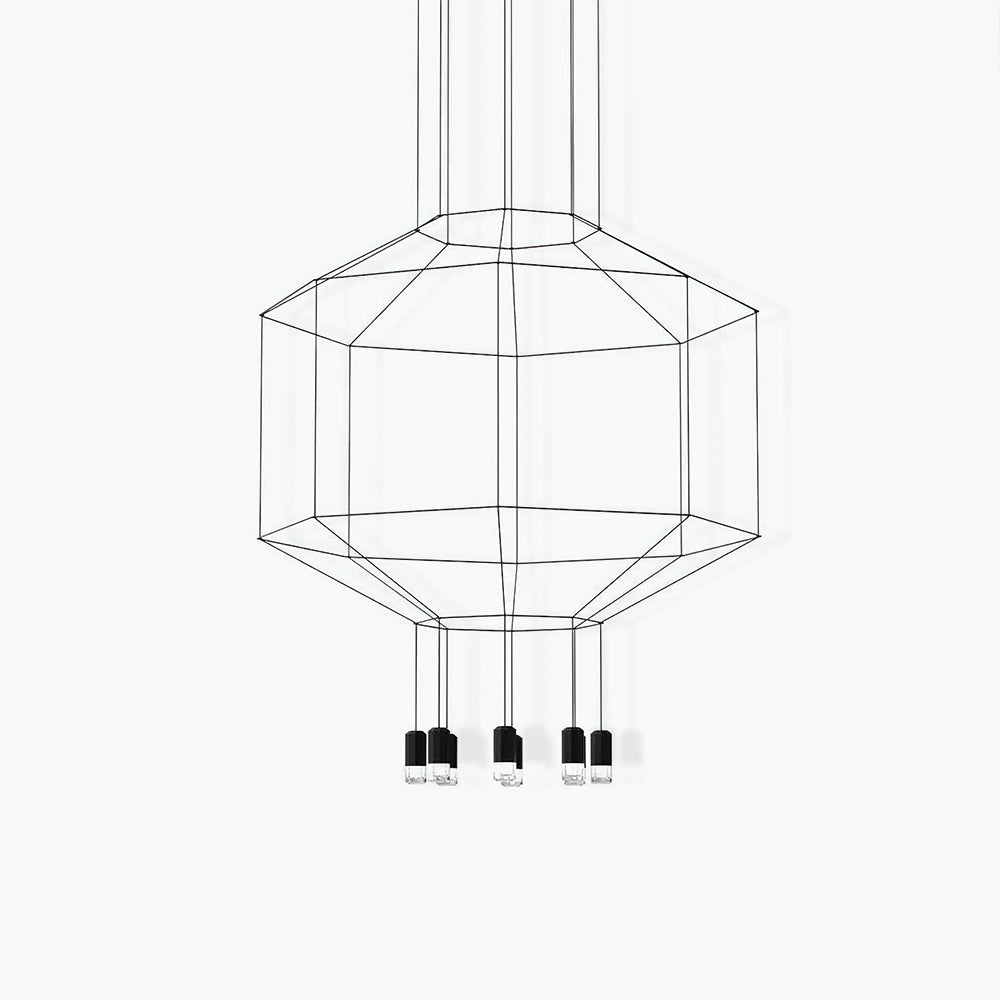 Geometric Lines Chandelier