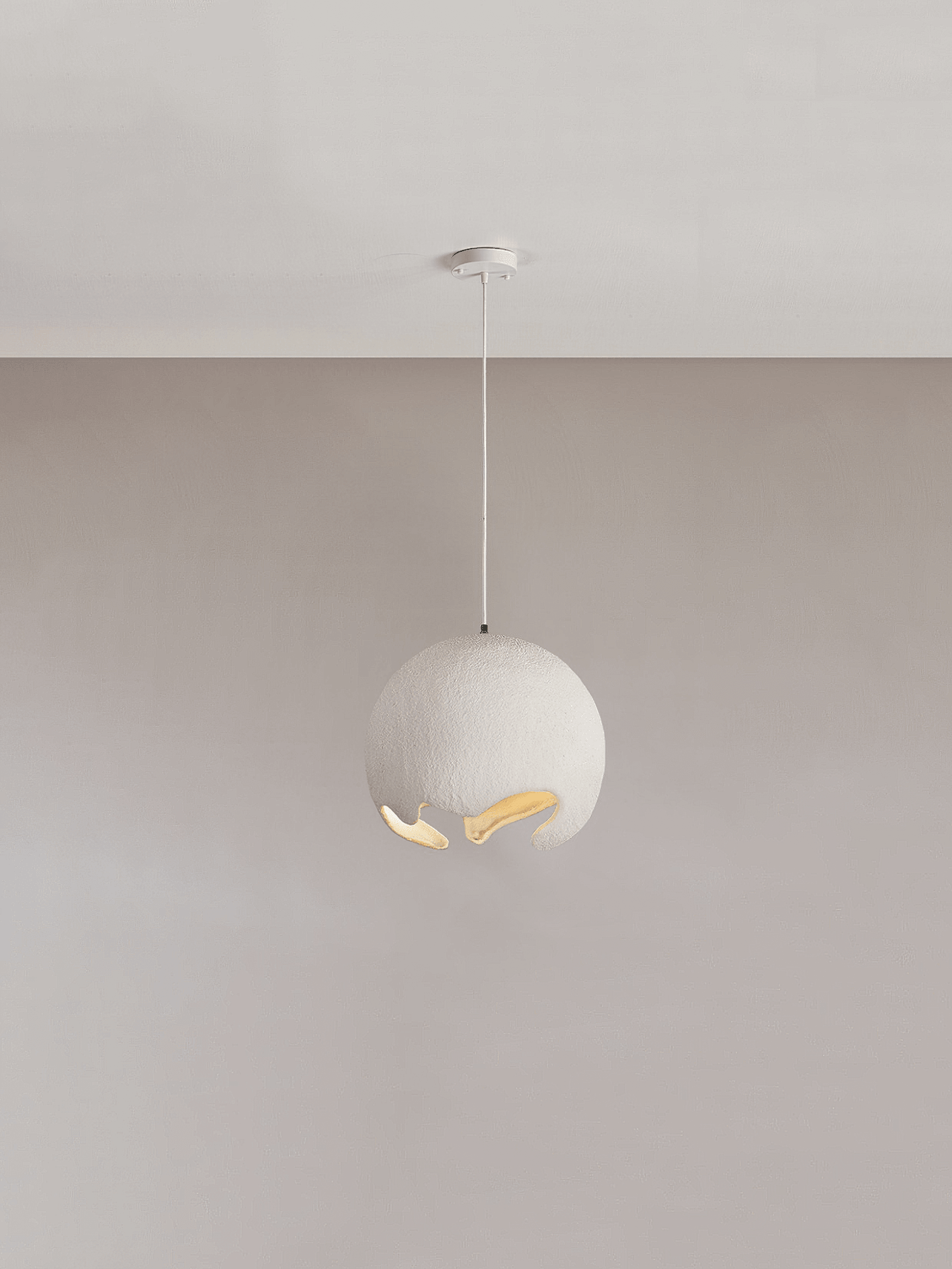 Geometric Resin Pendant Light