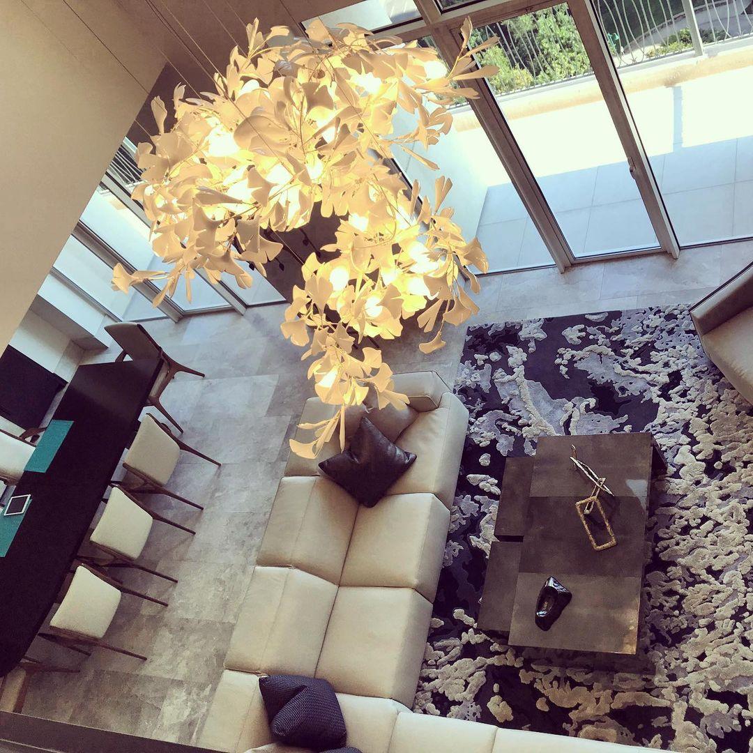 Gingko Leaf Chandelier