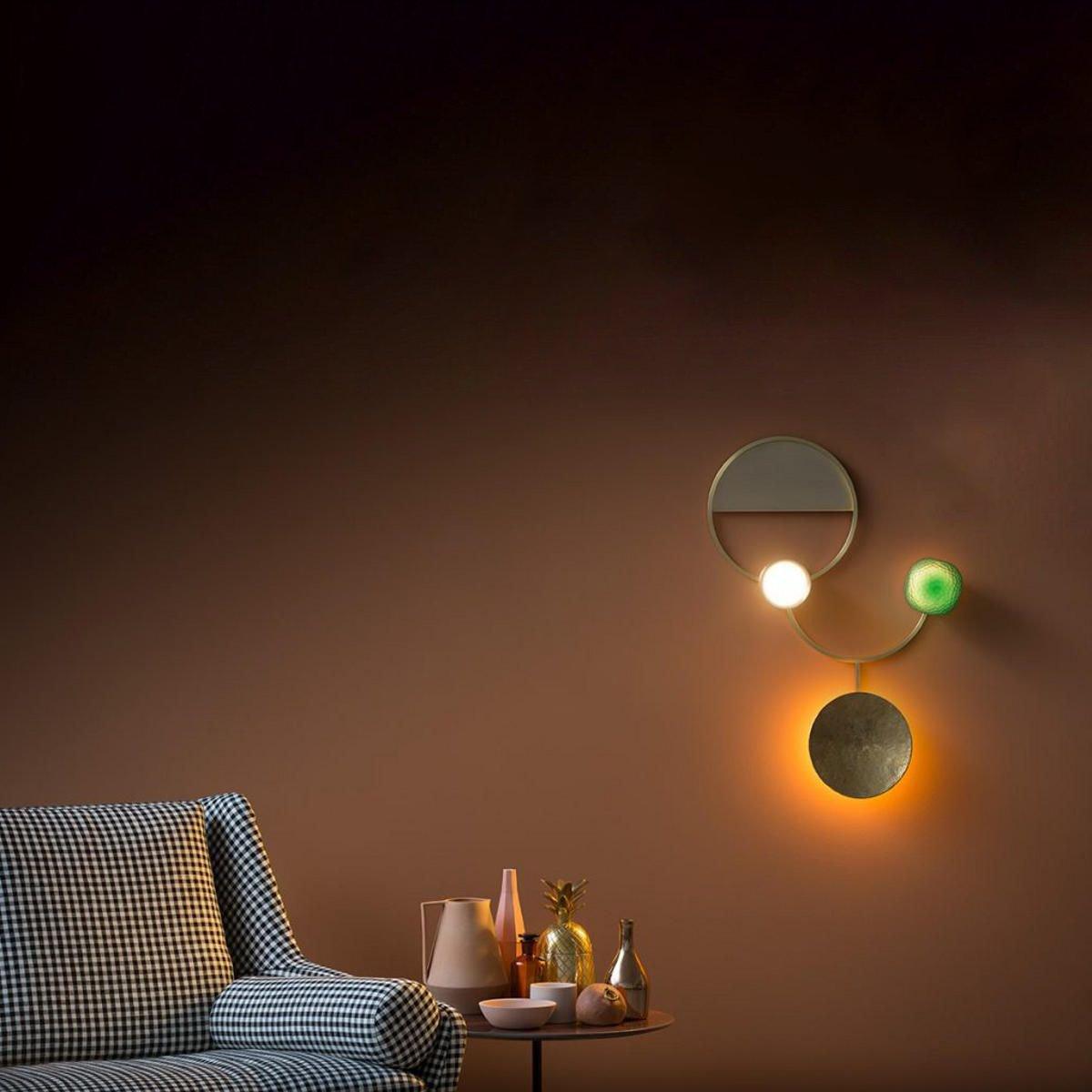 Gemstone Wall Light, Hardwired Wall Sconce, detail 9