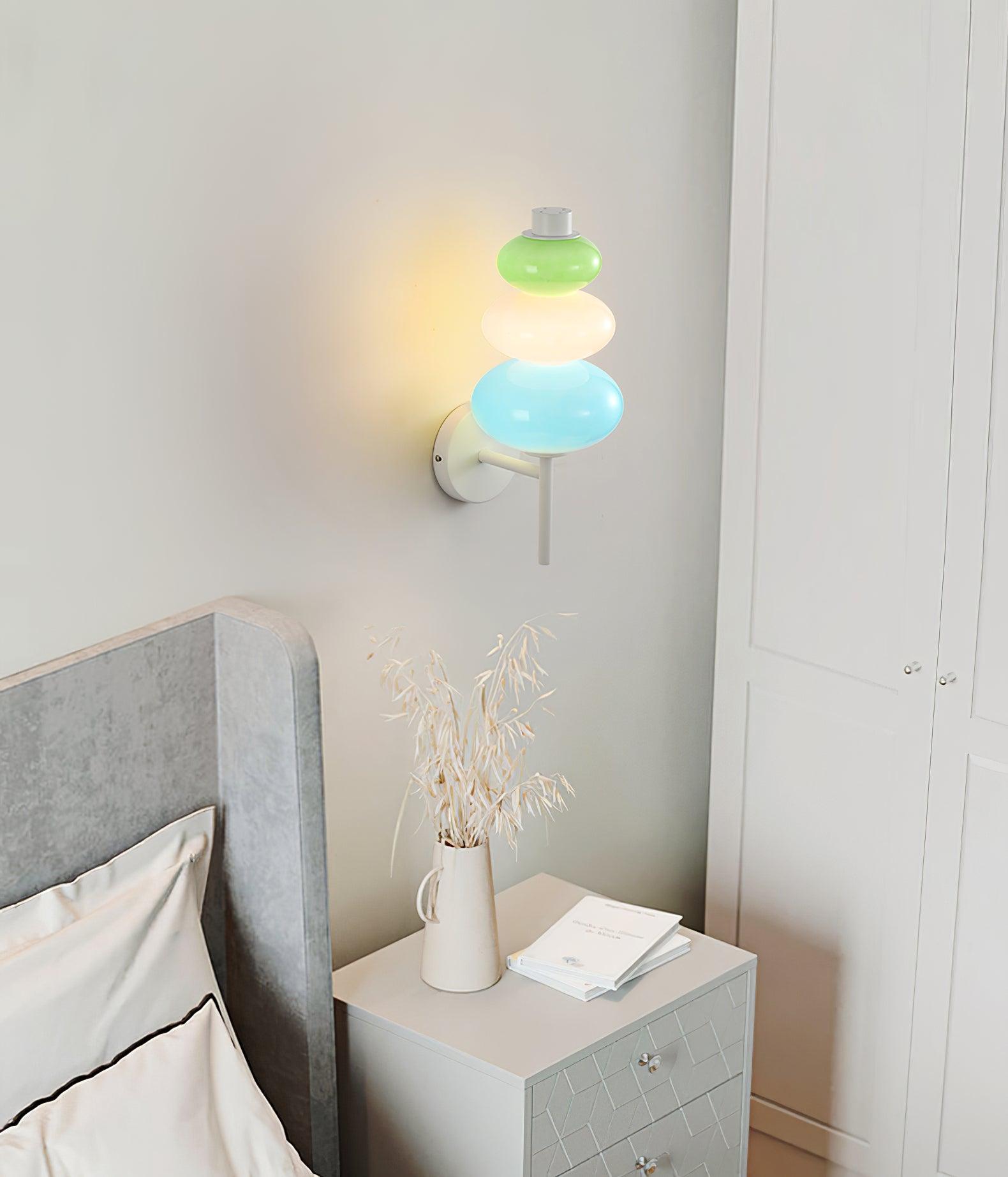 Glass Candy String Lamp Bracket Wall Lamp