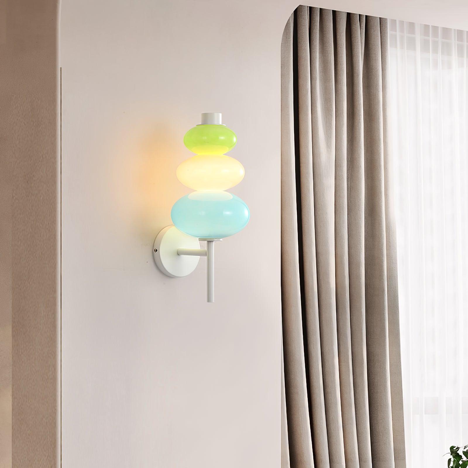 Glass Candy String Lamp Bracket Wall Lamp
