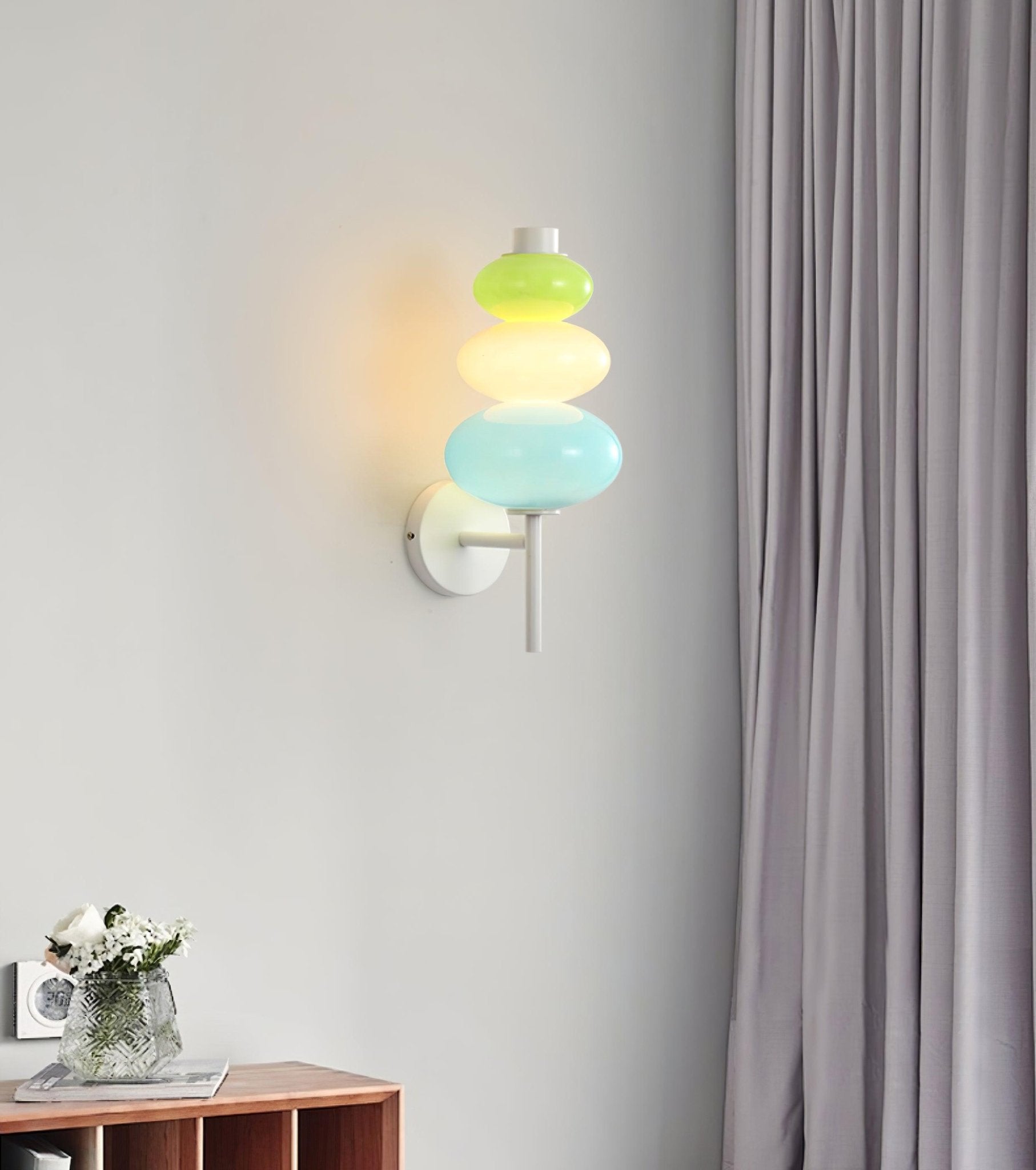 Glass Candy String Lamp Bracket Wall Lamp