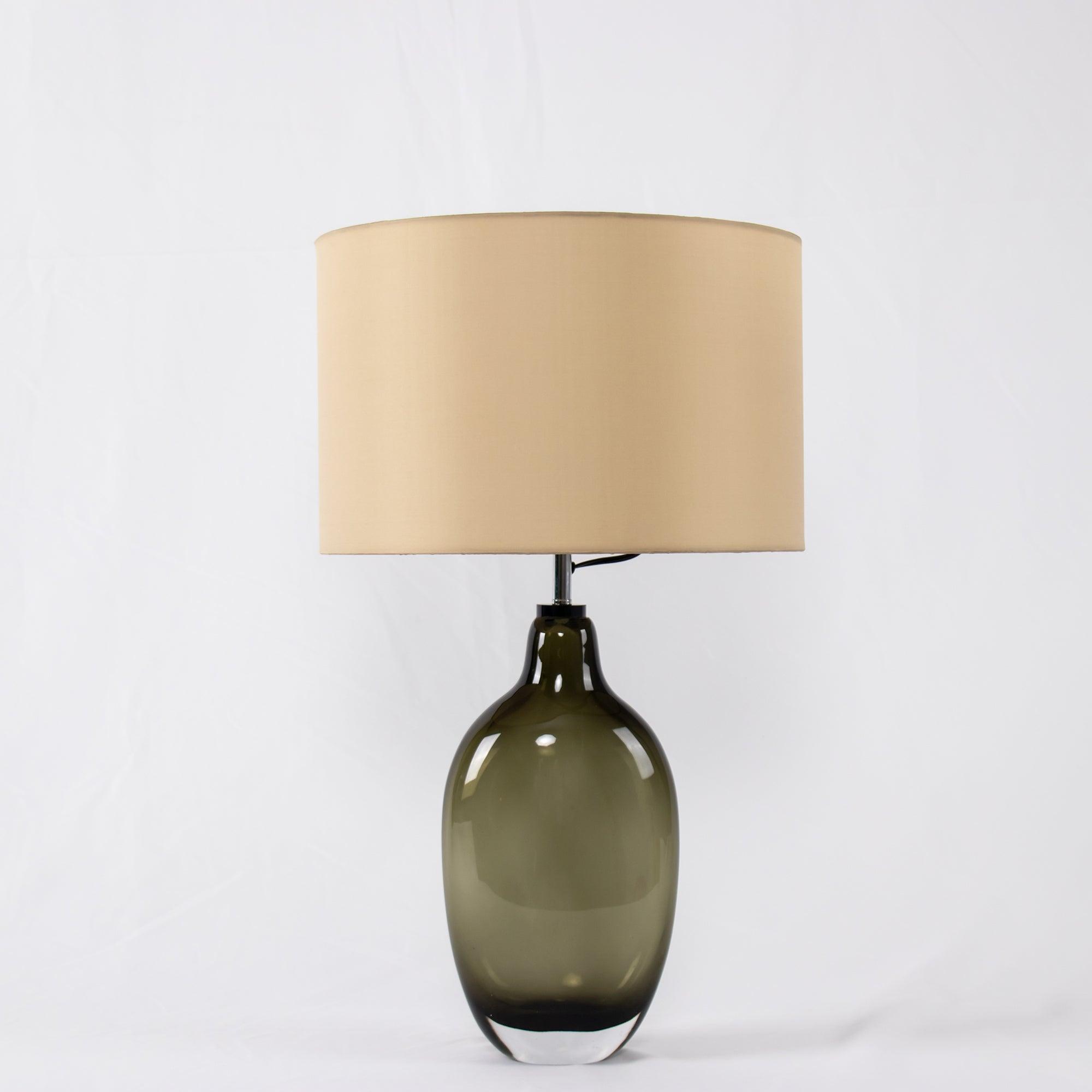Glazed Crystal Reading Table Lamp