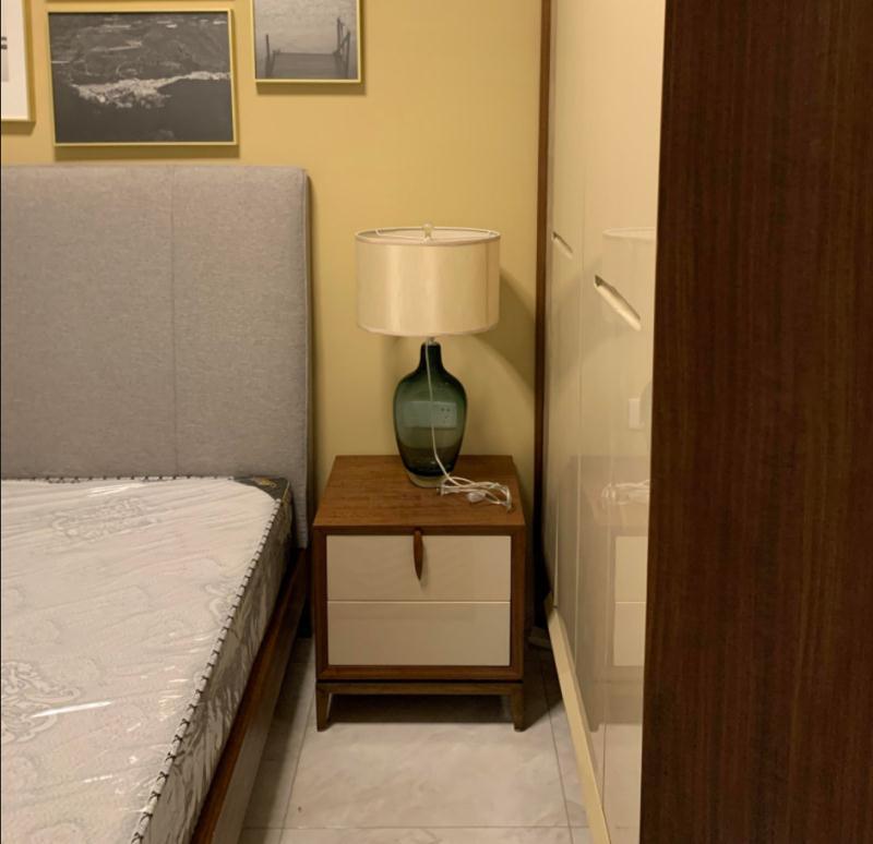 Glazed Crystal Reading Table Lamp