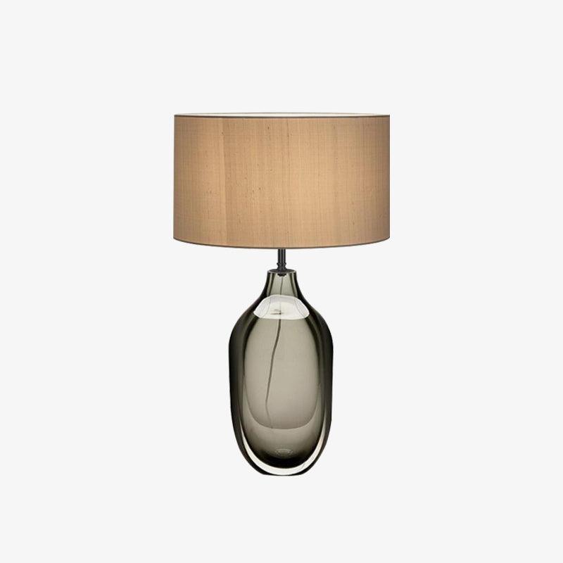 Glazed Crystal Reading Table Lamp