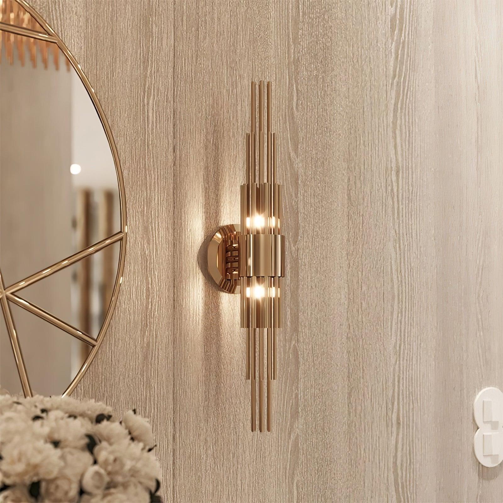 Gold Streamline Wall Sconce