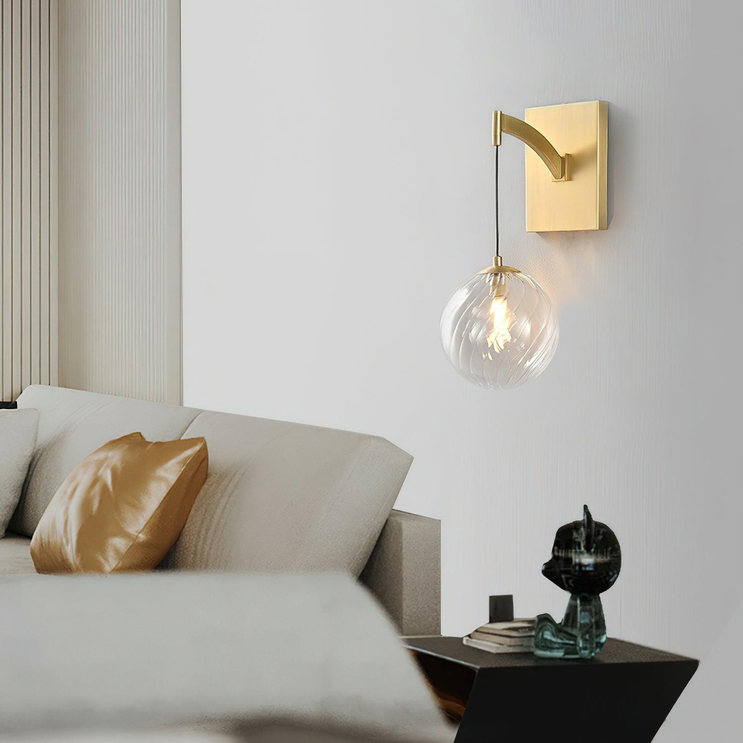 Golden Globe Wall Light 7.1