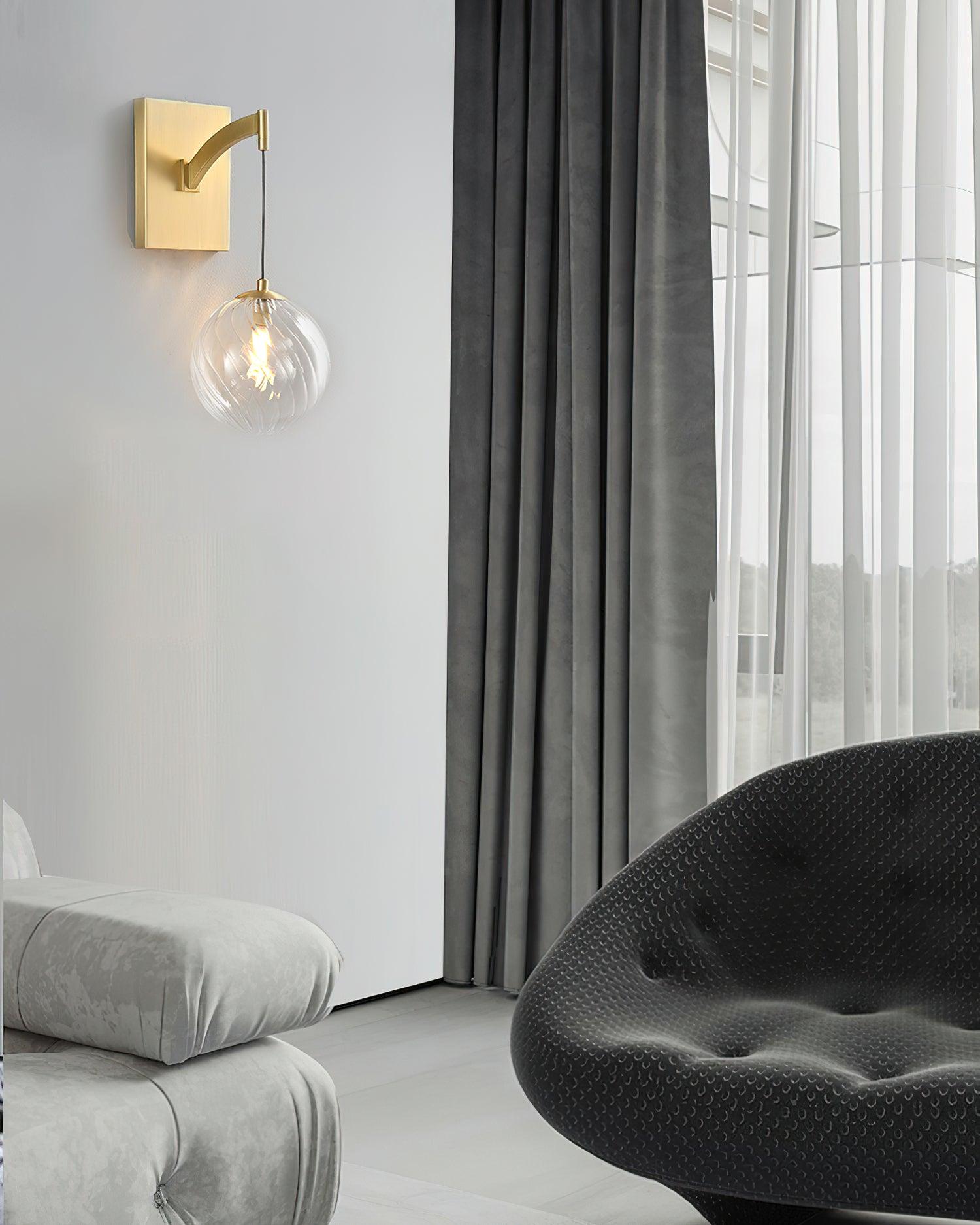 Golden Globe Wall Light 7.1