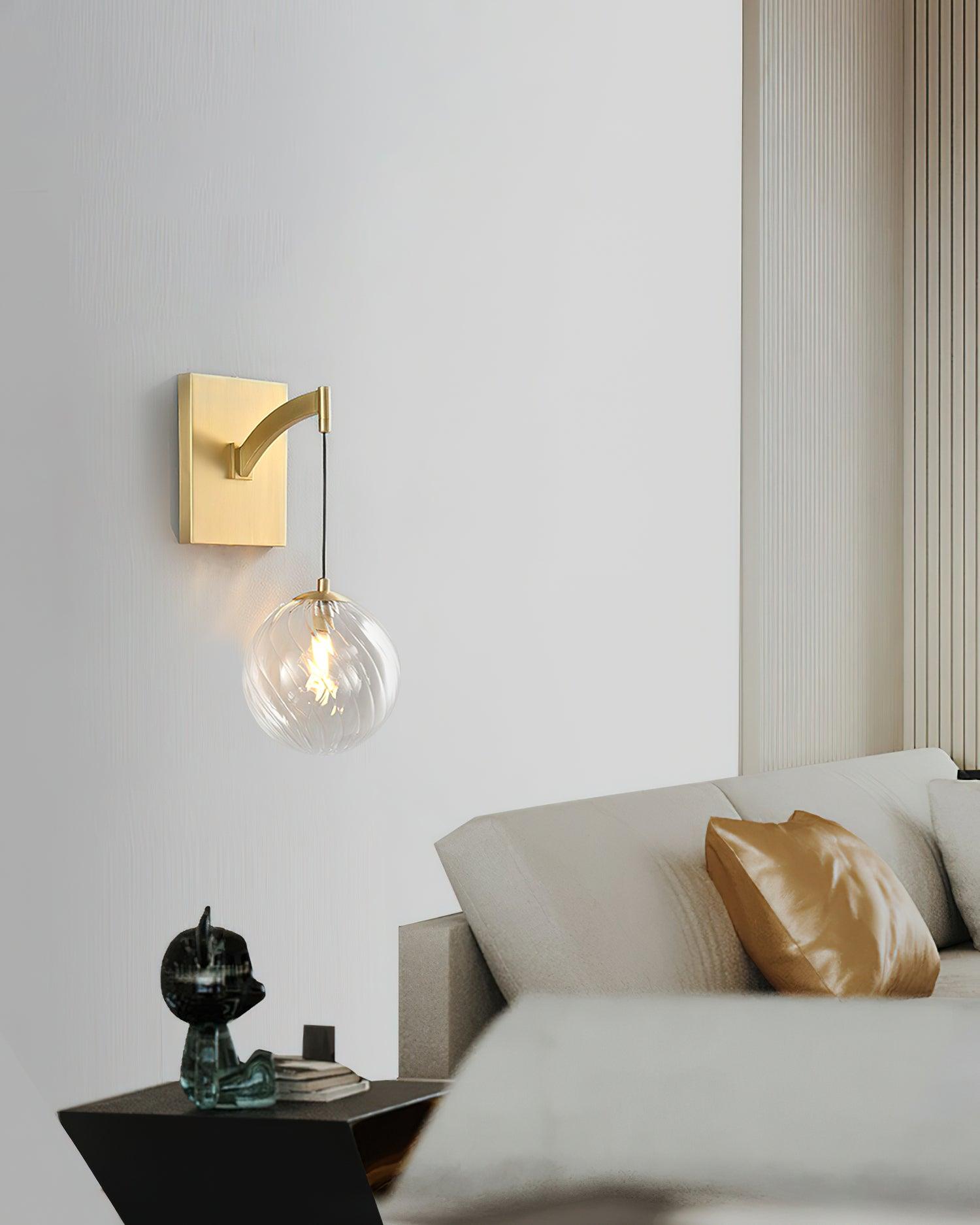 Golden Globe Wall Light 7.1