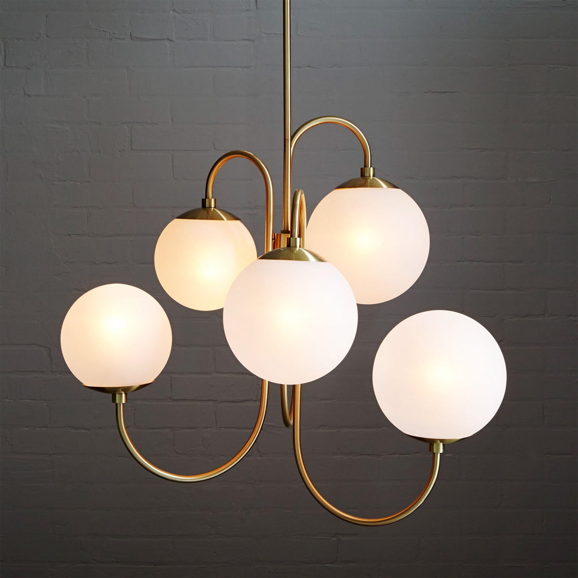 Gooseneck Chandelier 30