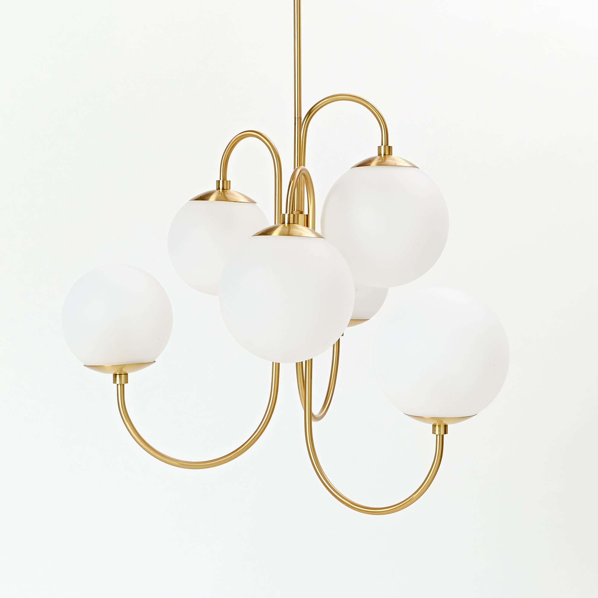Gooseneck Chandelier 30