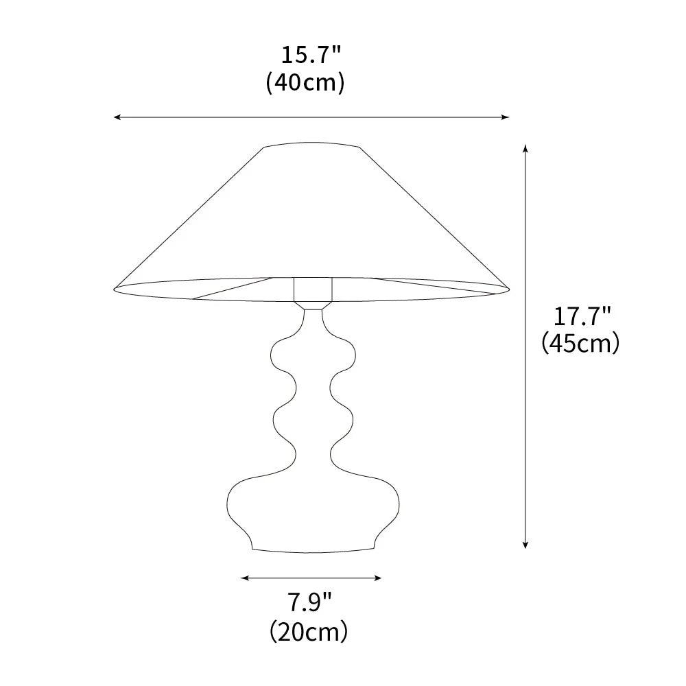 Gourd Table Lamp 15.7