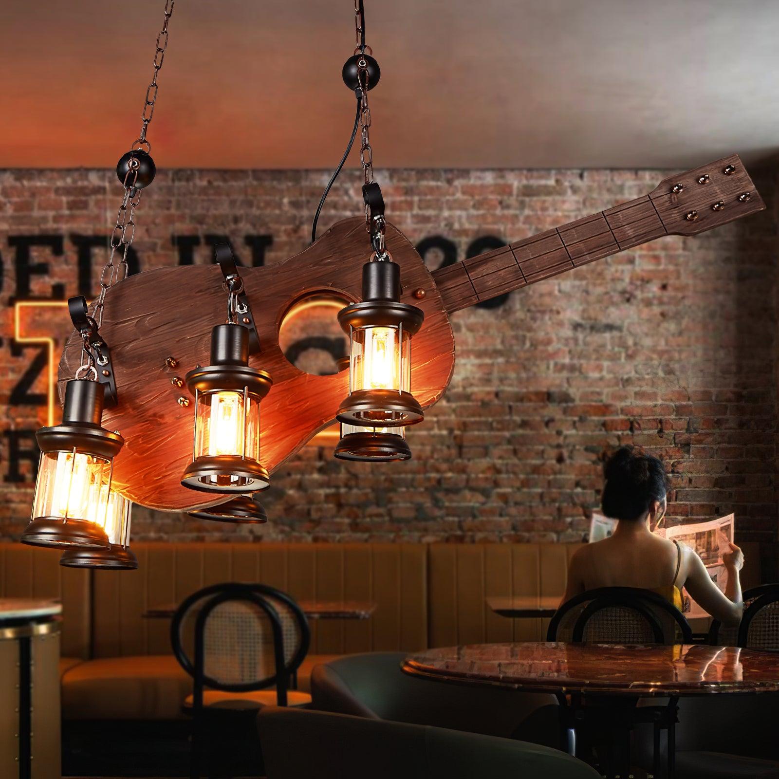 Guitar Chandelier