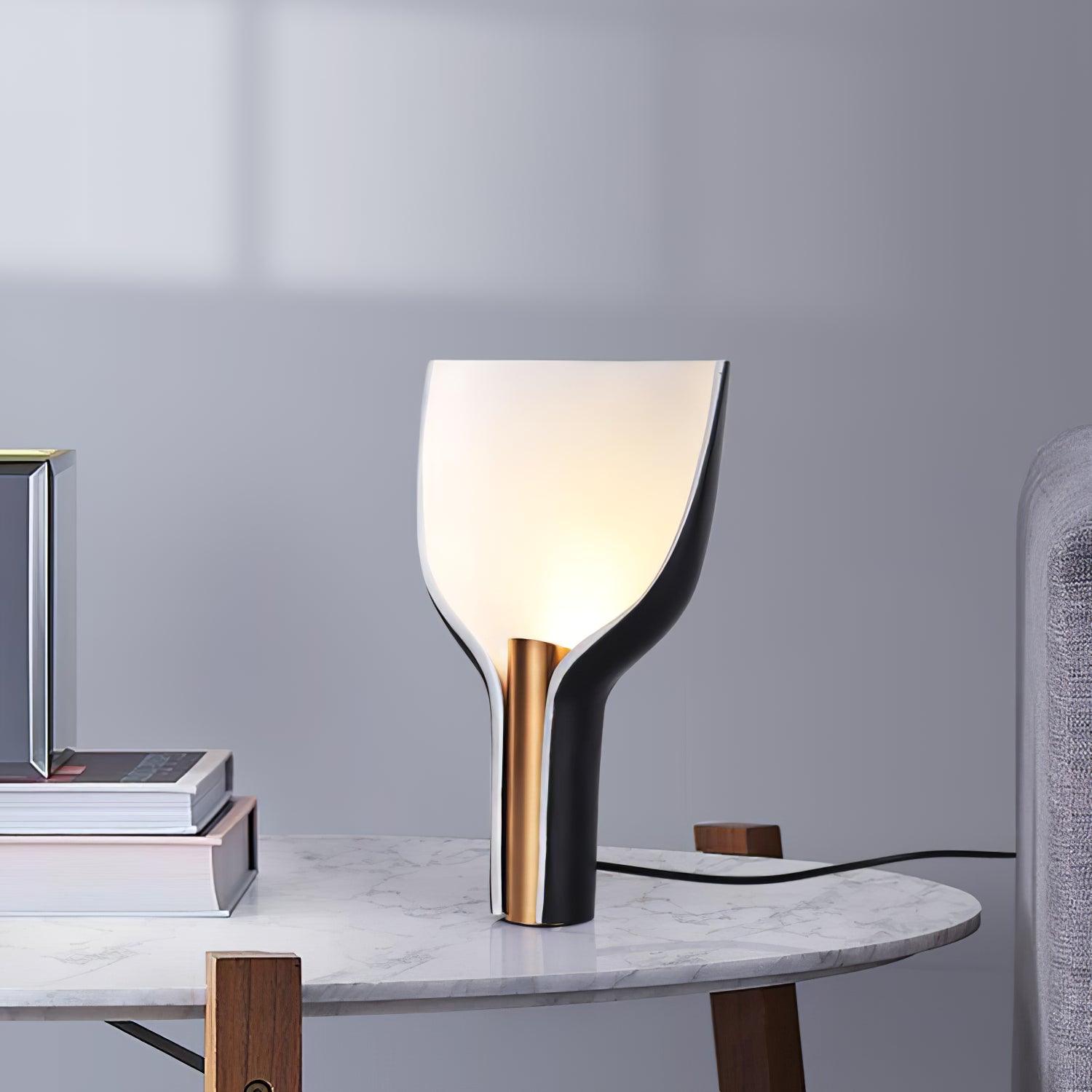 Half-Funnel Table Lamp