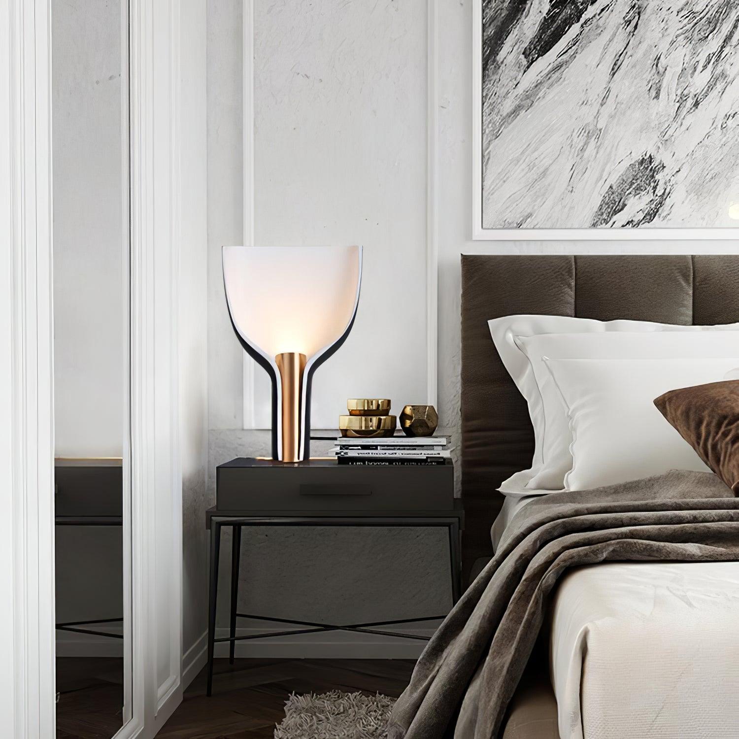 Half-Funnel Table Lamp